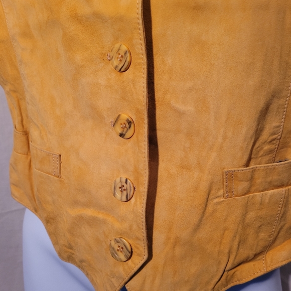 Choice Tan Suede Leather Vest - Picture 7 of 8